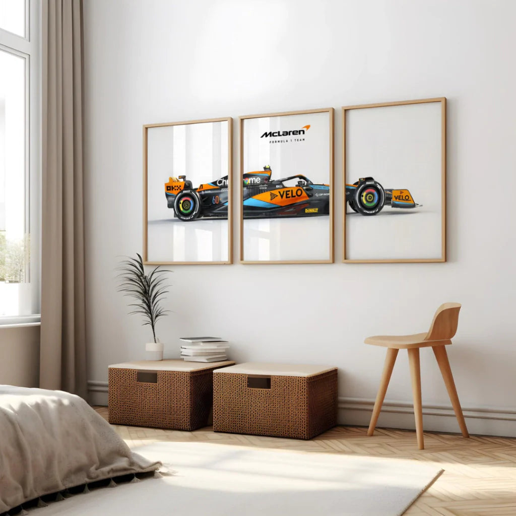Set x3 Cuadros McLaren de Fórmula 1