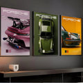 Set x3 Cuadros Decorativos coches deportivos