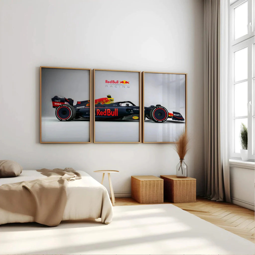 Set x3 Decorativo Red Bull Racing Car