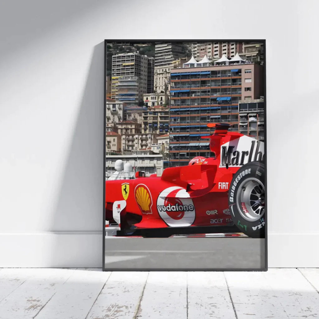 Set x3 Decorativo Ferrari Fórmula 1, Gran Premio de Mónaco