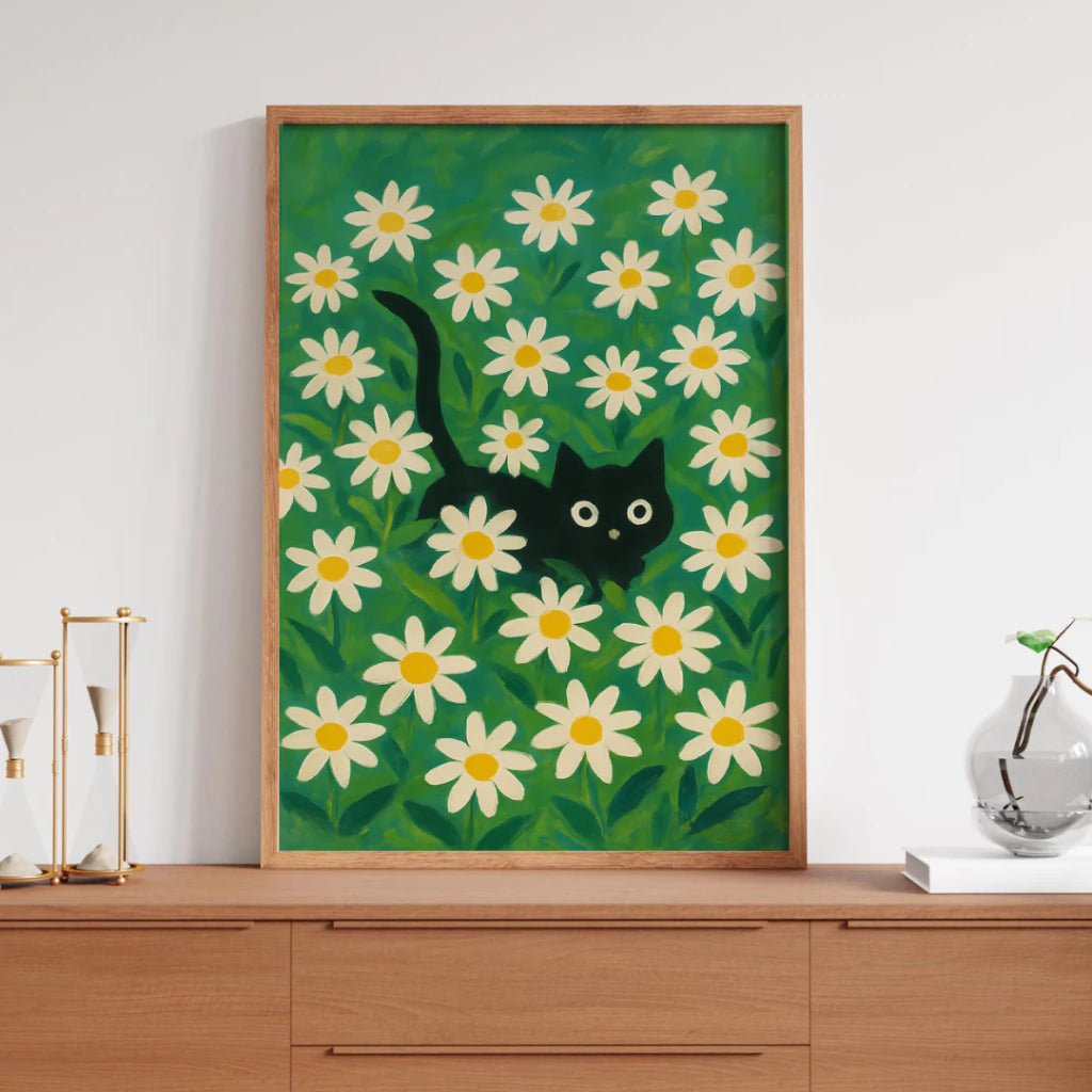 Cuadro Decorativo linda ilustración pop de animal