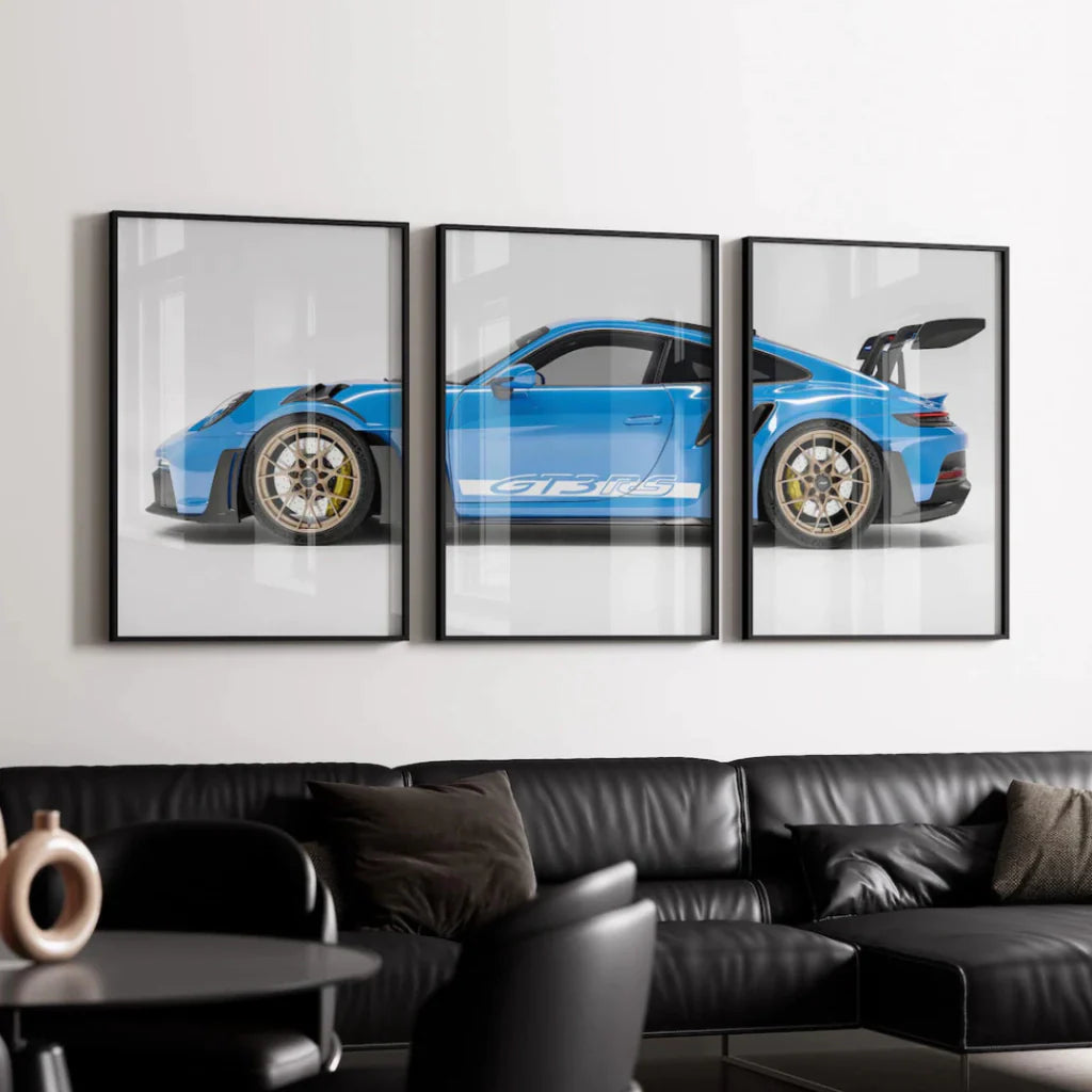 Set x3 Decorativo Porsche 911 GT3RS Garage