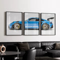 Set x3 Decorativo Porsche 911 GT3RS Garage