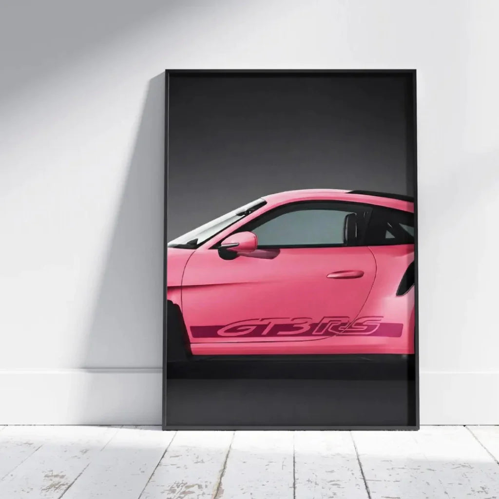 Set x3 Decorativo Rosa del Porsche 911 GT3RS