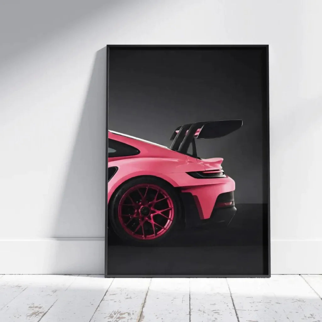 Set x3 Decorativo Rosa del Porsche 911 GT3RS