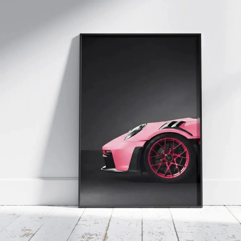Set x3 Decorativo Rosa del Porsche 911 GT3RS