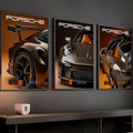 Set x3 Cuadros Decorativo Deportivos alemanes icónicos