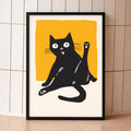Cuadro Decorativo Gato Sonrisa