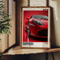 Cuadro Deportivo Ferrari Rojo II