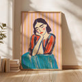 Cuadros Decorativo mujer abstracta decoración de pared ecléctica y femenina
