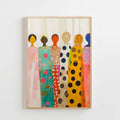 Cuadros Decorativo femenina colorida moderna