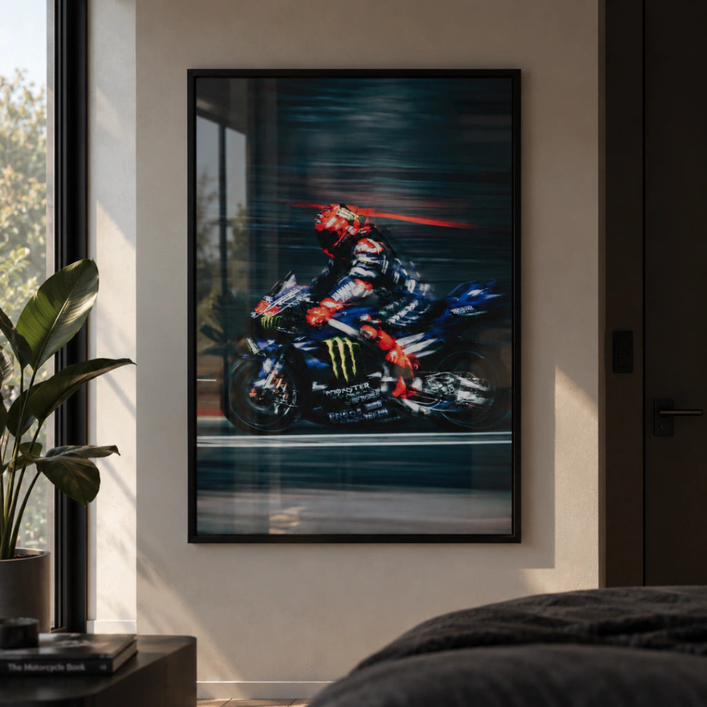 Cuadro MotoGP Yamaha Velocidad