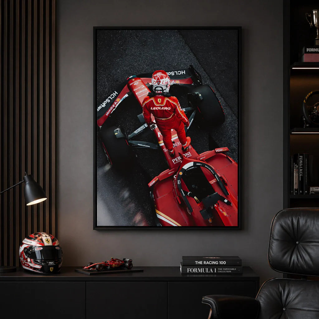 Cuadro Charles Leclerc, Ferrari Fórmula 1