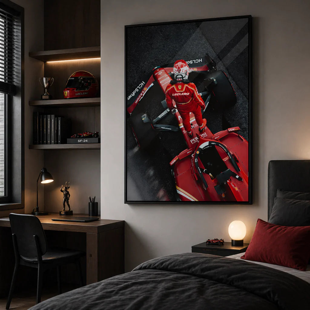Cuadro Charles Leclerc, Ferrari Fórmula 1