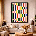Cuadro Decorativo geométrico Bauhaus brillante