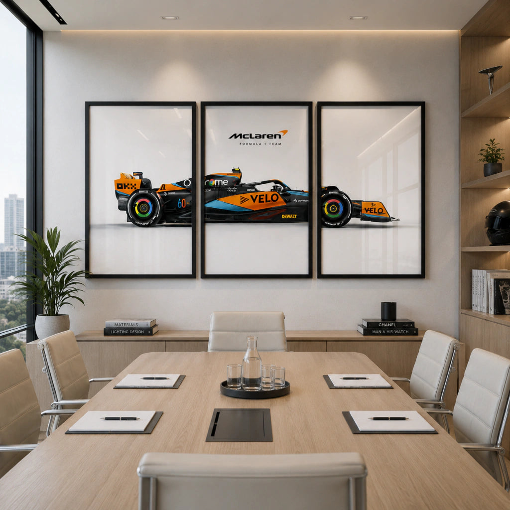 Set x3 Cuadros McLaren de Fórmula 1