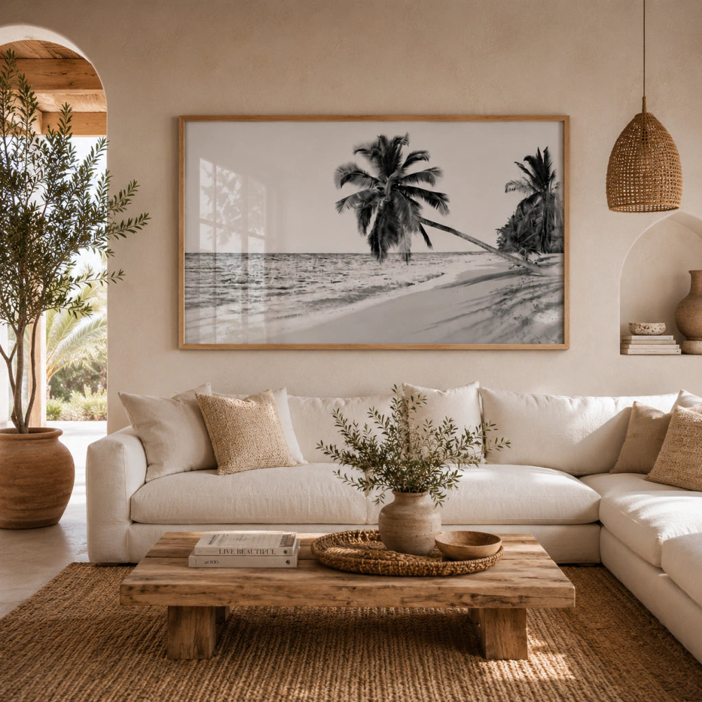 Cuadro Decorativo palmera, póster de playa