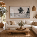 Cuadro Decorativo palmera, póster de playa
