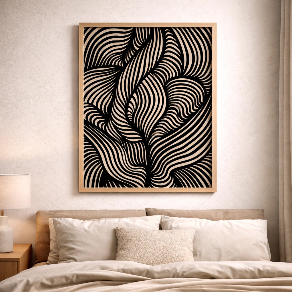 Cuadro Decoración de pared moderna y neutra