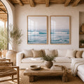 Set x2 Cuadros Decorativos arte oceánico