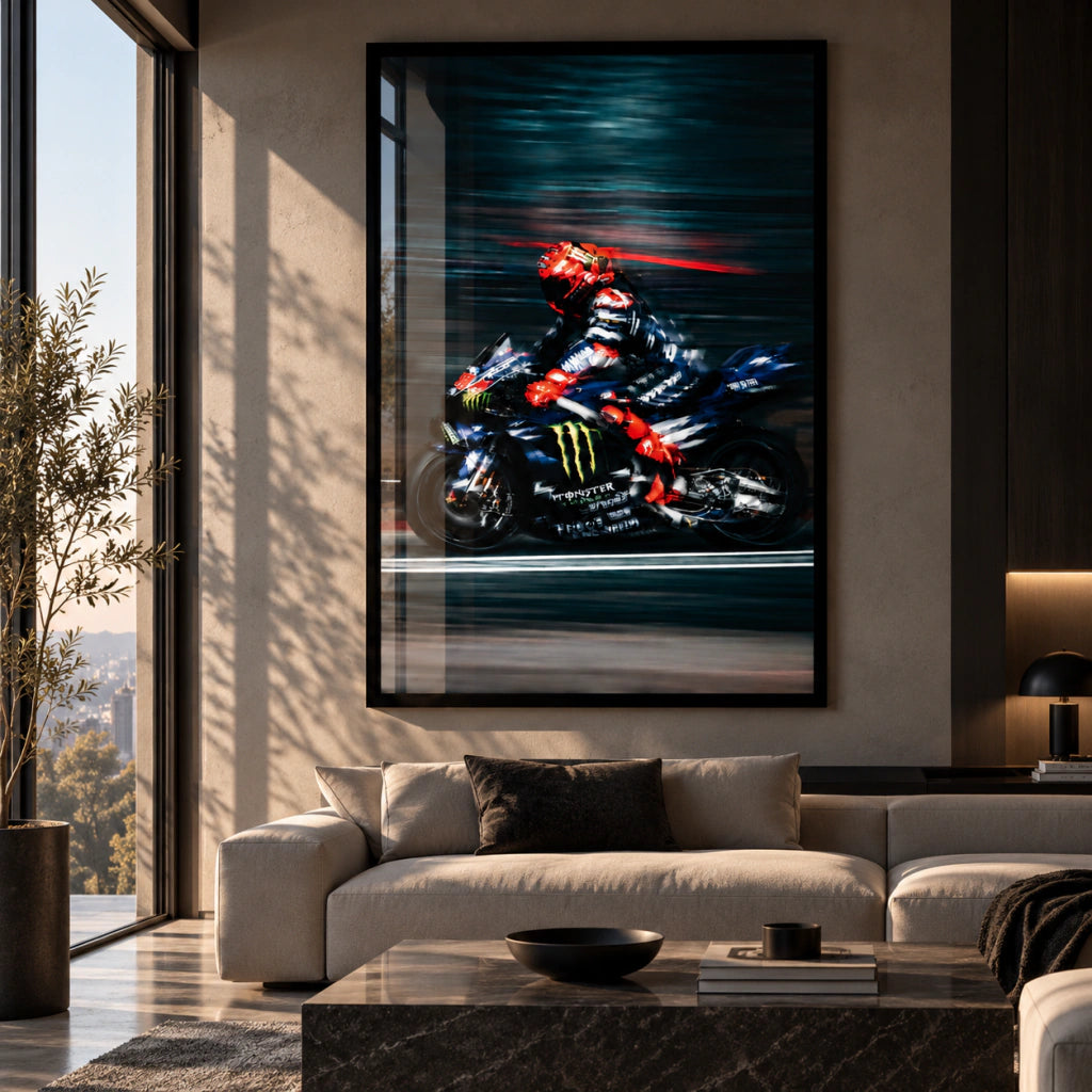 Cuadro MotoGP Yamaha Velocidad
