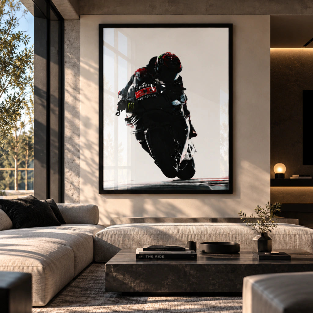 Cuadro MotoGP Yamaha Wheelie