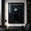 Cuadro Deportivo Porsche Azul oscuro