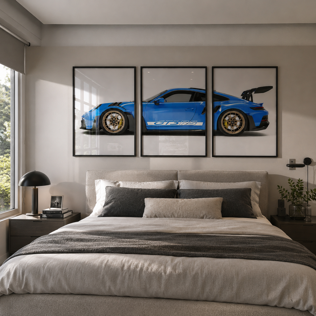 Set x3 Decorativo Porsche 911 GT3RS Garage