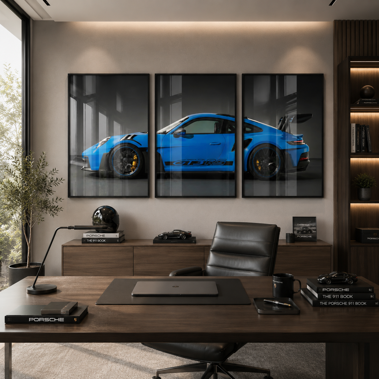 Set x3 Decorativo Porsche 911 GT3RS, Deportivo de lujo