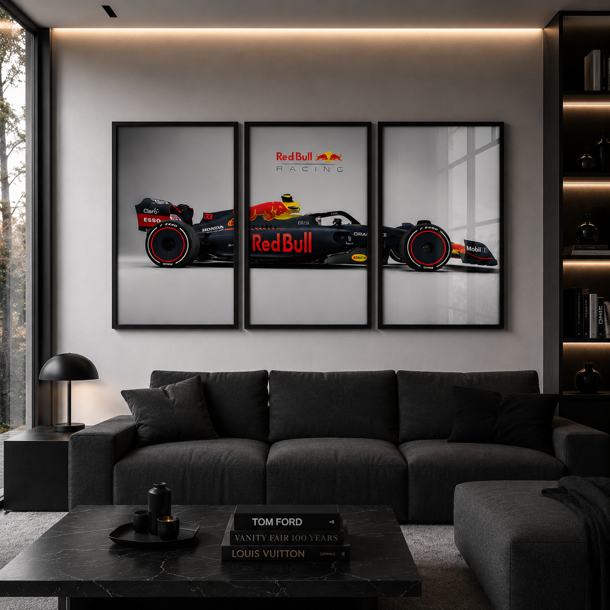 Set x3 Decorativo Red Bull Racing Car