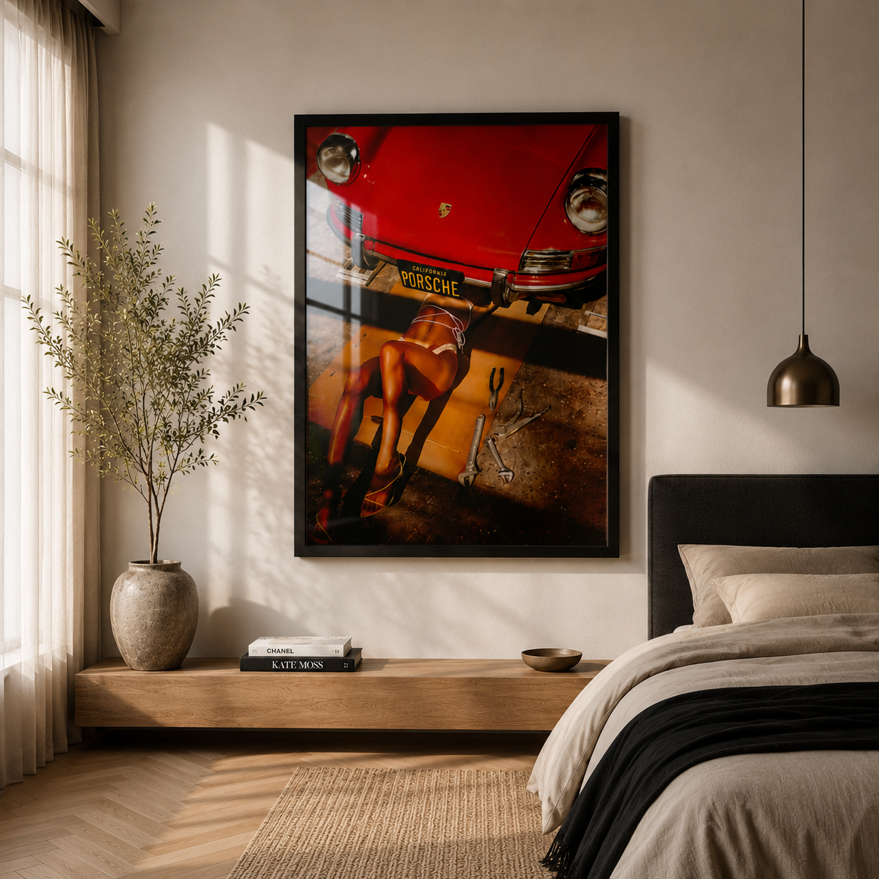 Cuadro Decorativo retro del Porsche 911