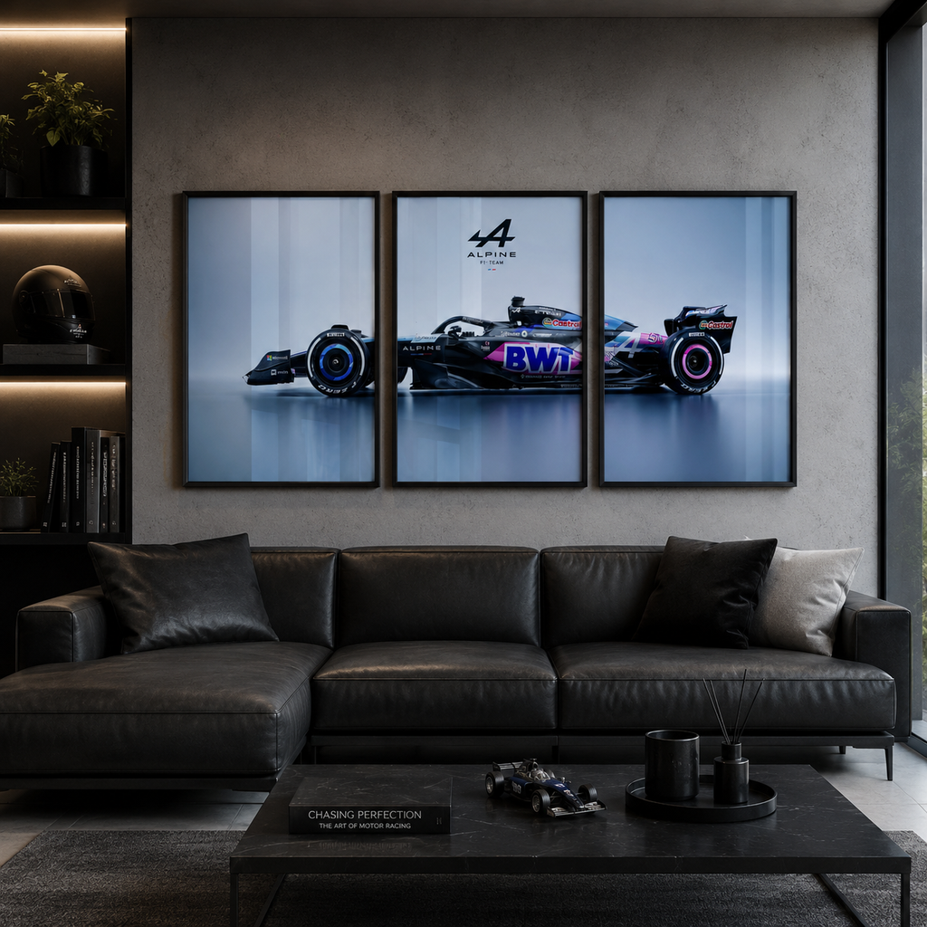 Set x3 Decorativo Fórmula 1 de Alpine