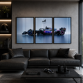 Set x3 Decorativo Fórmula 1 de Alpine