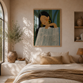 Cuadro Decorativo Ilustración Mujer Aros