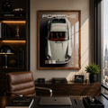 Cuadro Deportivo Porsche Blanco