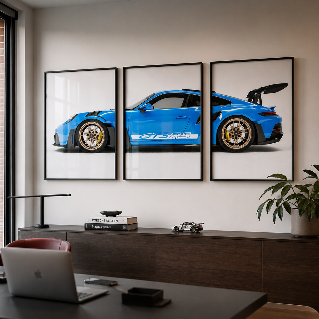 Set x3 Decorativo Porsche 911 GT3RS Garage