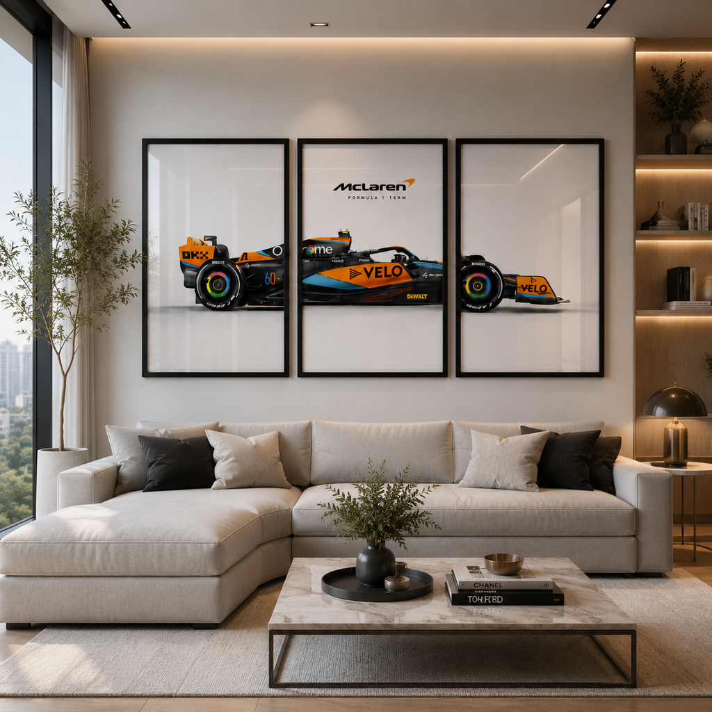 Set x3 Cuadros McLaren de Fórmula 1