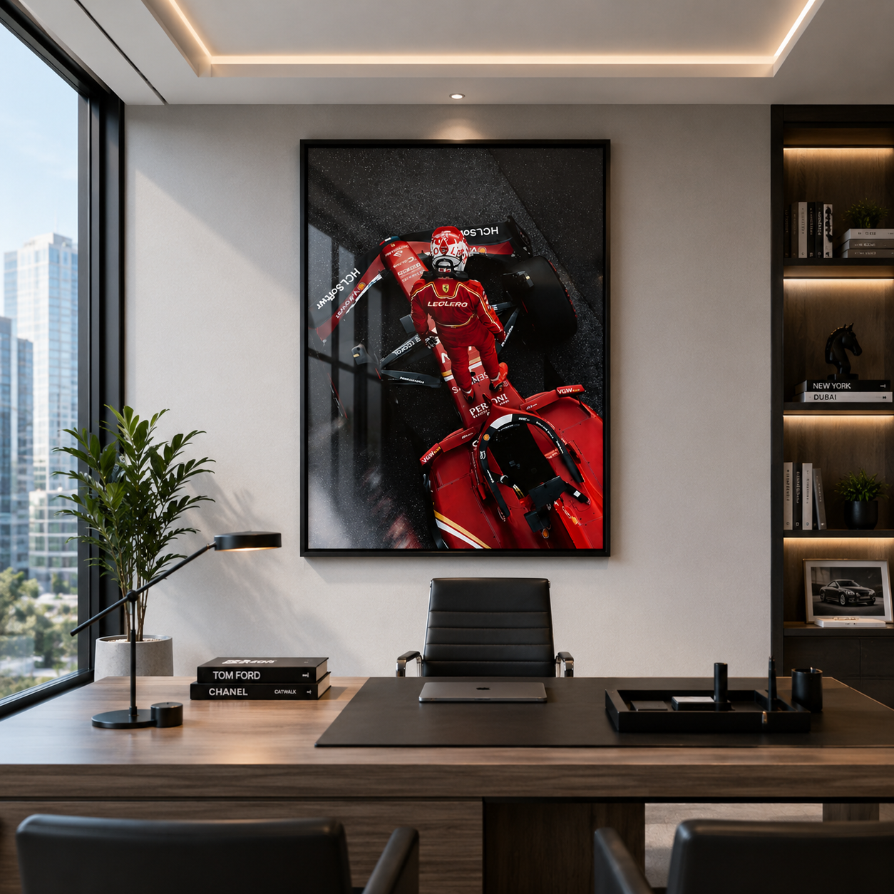 Cuadro Charles Leclerc, Ferrari Fórmula 1