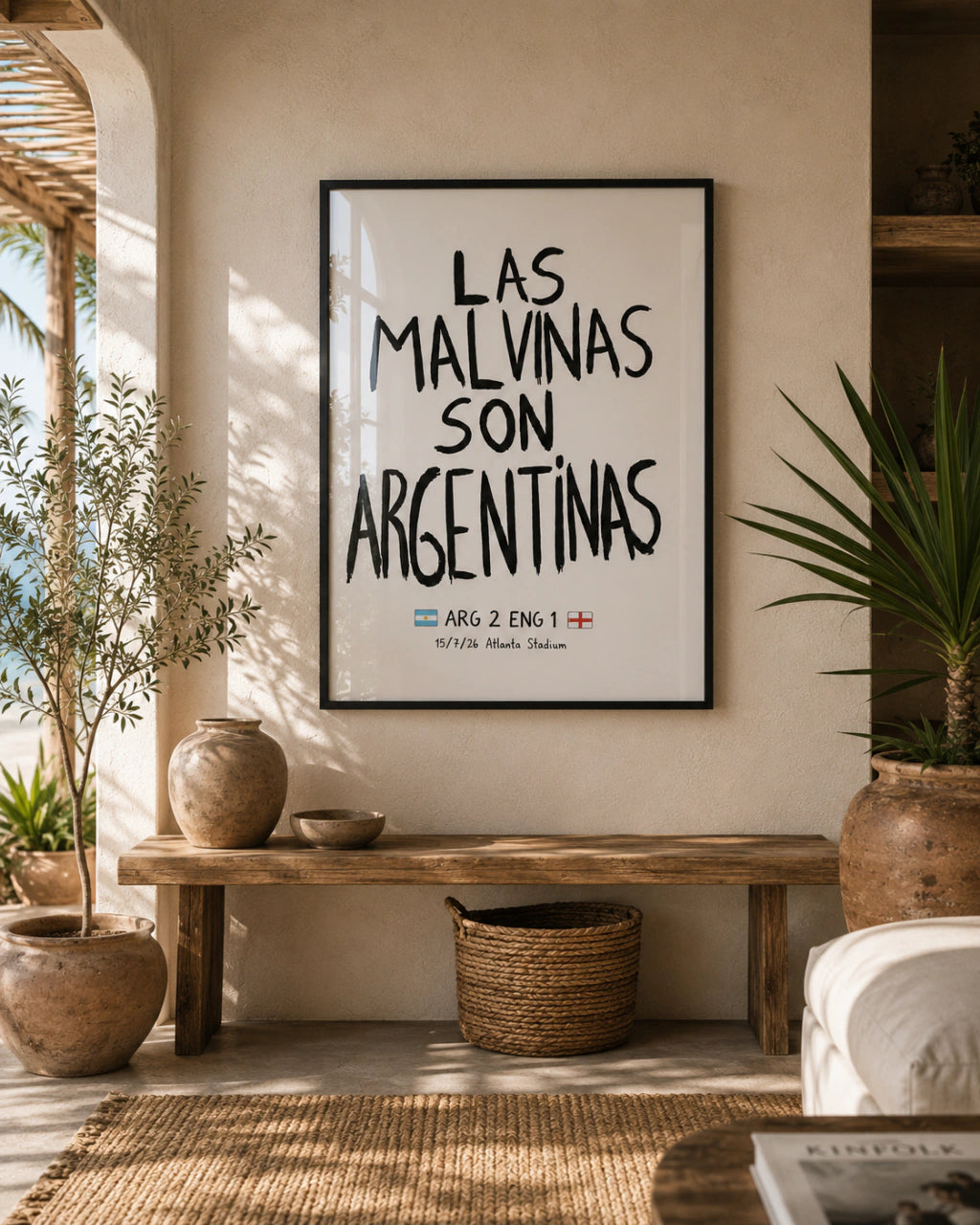Cuadro las Malvinas son Argentinas