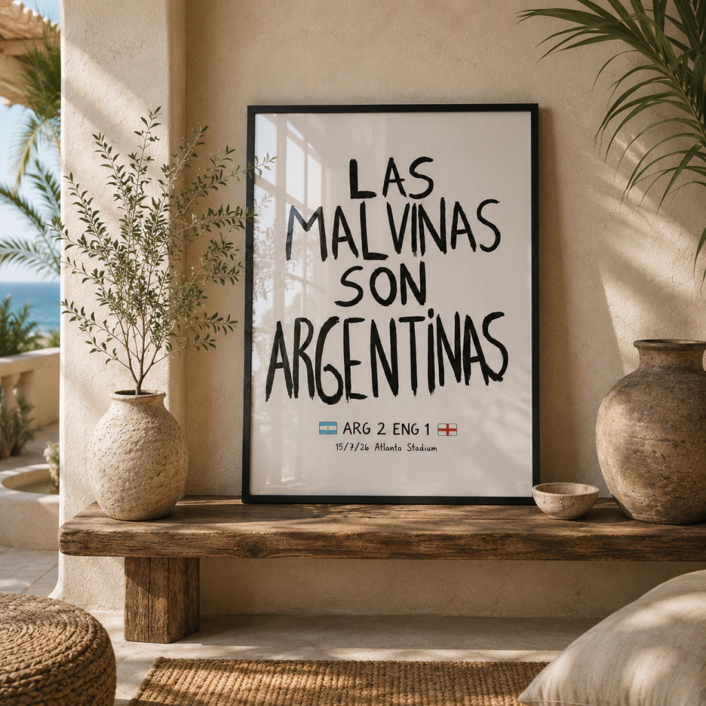 Cuadro las Malvinas son Argentinas