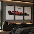 Set x3 Cuadros Ferrari de Fórmula 1